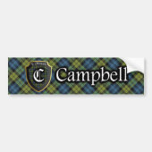 Campbell Tartan Autoaufkleber (Vorne)
