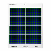 Campbell Tartan Blau kariert (Vorne)