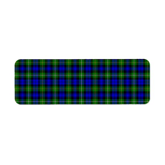 Campbell Tartan Blau kariert (Vorne)