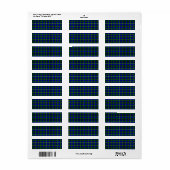 Campbell Tartan Blau kariert (Vorne)