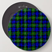 Campbell Tartan Blau kariert Button (Vorne & Hinten)