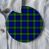 Campbell Tartan Blau kariert Button (Beispiel)