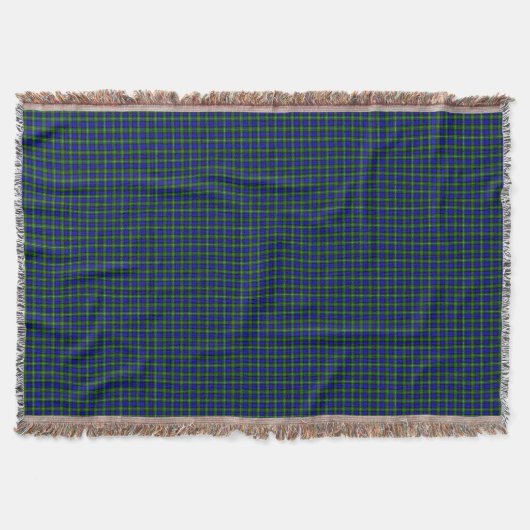 Campbell Tartan Blau kariert Decke (Vorderseite)