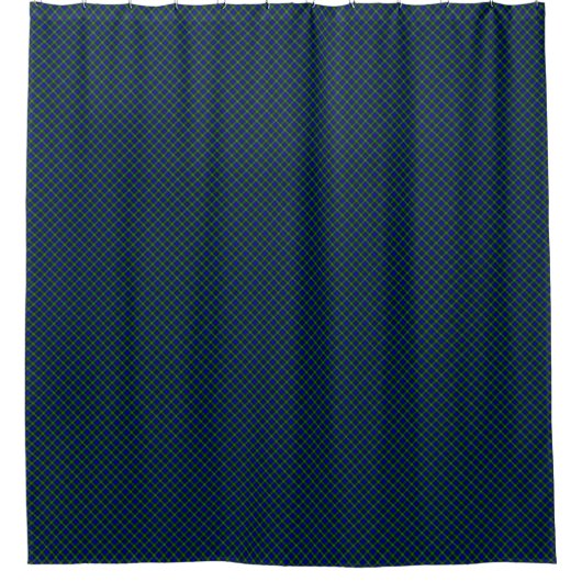 Campbell Tartan Blau kariert Duschvorhang (Vorderseite)