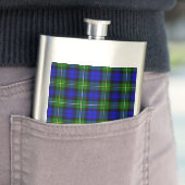 Campbell Tartan Blau kariert Flachmann (Beispiel)