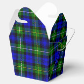 Campbell Tartan Blau kariert Geschenkschachtel (Geöffnet)