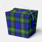 Campbell Tartan Blau kariert Geschenkschachtel (Rückseite)