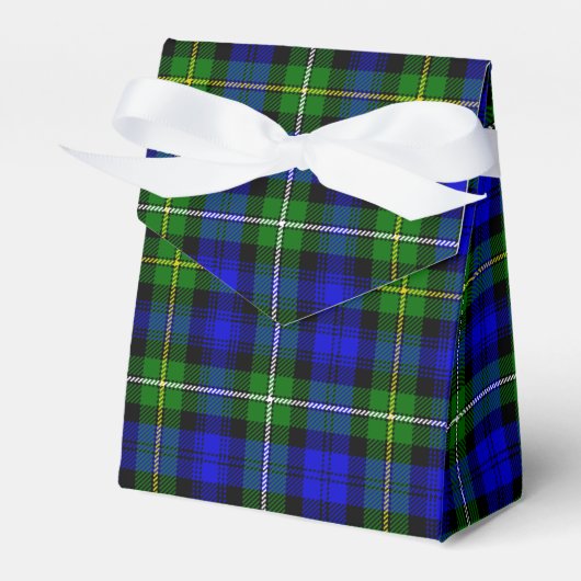 Campbell Tartan Blau kariert Geschenkschachtel (Vorderseite)