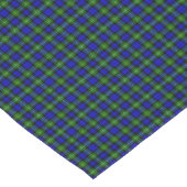 Campbell Tartan Blau kariert Kurzer Tischläufer (Ecke)