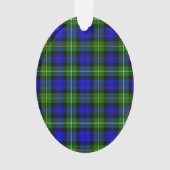 Campbell Tartan Blau kariert Ornament (Vorderseite)