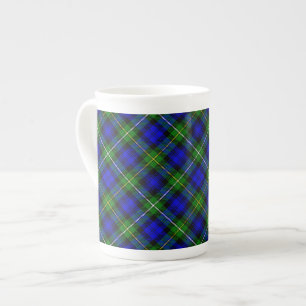 Campbell Tartan Blau kariert Porzellantasse