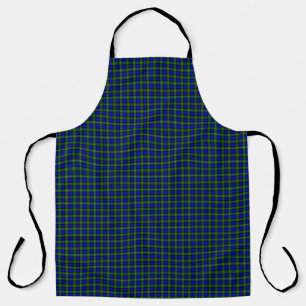 Campbell Tartan Blau kariert Schürze