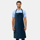 Campbell Tartan Blau kariert Schürze (Getragen)