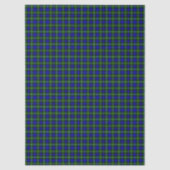 Campbell Tartan Blau kariert Seidenpapier (Vorderseite)