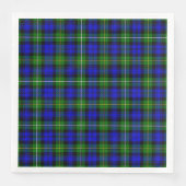 Campbell Tartan Blau kariert Serviette (Vorderseite)