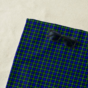 Campbell Tartan Blau kariert Strandtuch