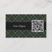 Campbell Tartan Business Card Visitenkarte (Rückseite)