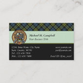 Campbell Tartan Business Card Visitenkarte (Vorderseite)