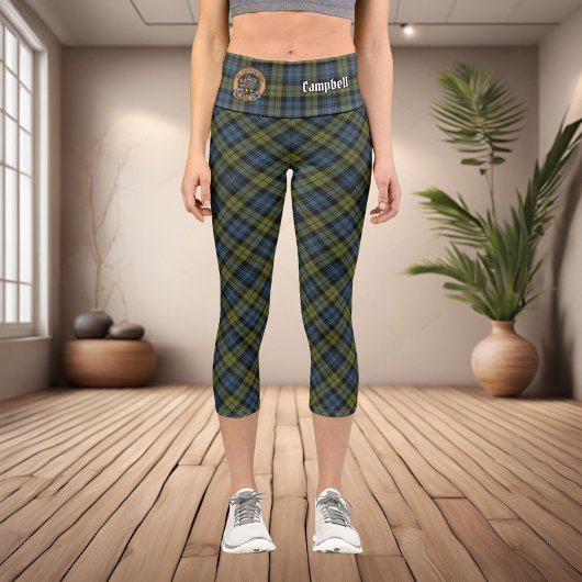 Campbell Tartan Capri Leggings