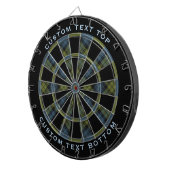 Campbell Tartan Dart Board Dartscheibe (Vorderseite rechts)