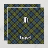 Campbell Tartan Einladung (Vorne/Hinten)