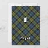 Campbell Tartan Einladung (Vorderseite)