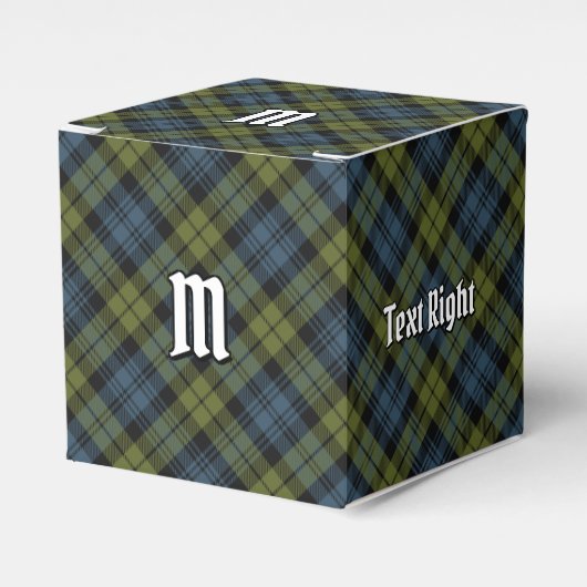 Campbell Tartan Favor Box Geschenkschachtel (Vorderseite)