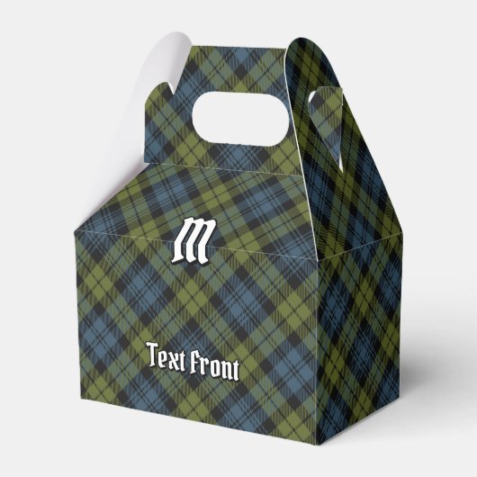 Campbell Tartan Favor Box Geschenkschachtel (Vorderseite)
