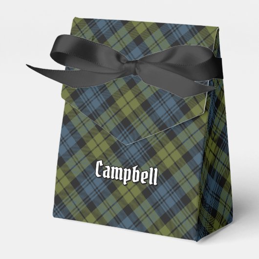 Campbell Tartan Favor Box Geschenkschachtel (Vorderseite)