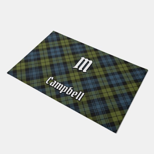 Campbell Tartan Fußmatte (Schrägansicht)