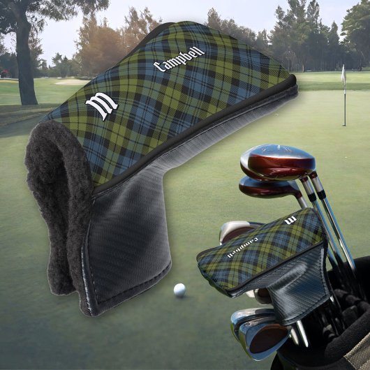 Campbell Tartan Golf Headcover