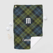 Campbell Tartan Golfhandtuch (Insitu)