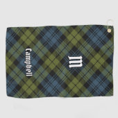 Campbell Tartan Golfhandtuch (Horizontal)