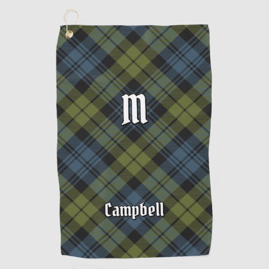 Campbell Tartan Golfhandtuch (Vorderseite)
