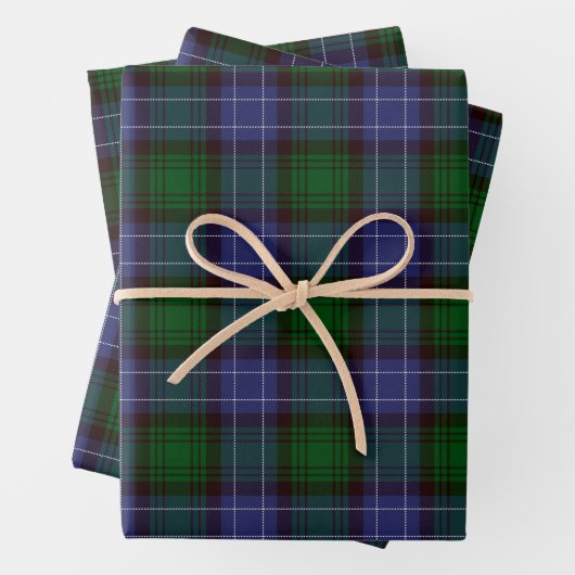 Campbell Tartan Green Kariert Geschenkpapier Set (Beispiel)