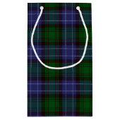 Campbell Tartan Green Kariert Kleine Geschenktüte (Rückseite)