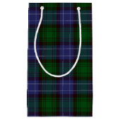 Campbell Tartan Green Kariert Kleine Geschenktüte (Vorderseite)