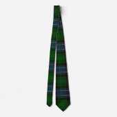 Campbell Tartan Green Kariert Krawatte (Rückseite)