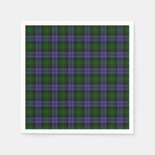 Campbell Tartan Green Kariert Serviette