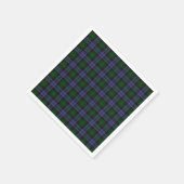 Campbell Tartan Green Kariert Serviette (Ecke)