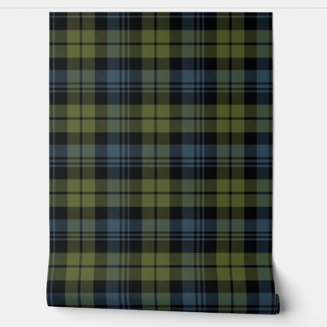 Campbell Tartan Kariert Scottish Clan Tapete (Abrollen)