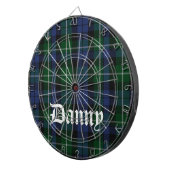 Campbell Tartan Kariertes Dart Board Dartscheibe (Vorderseite rechts)
