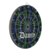 Campbell Tartan Kariertes Dart Board Dartscheibe (Vorderseite Links)