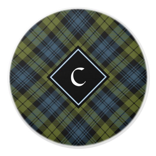 Campbell Tartan Keramik Knob Keramikknauf (Vorderseite)