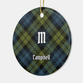 Campbell Tartan Keramik Ornament (Links)