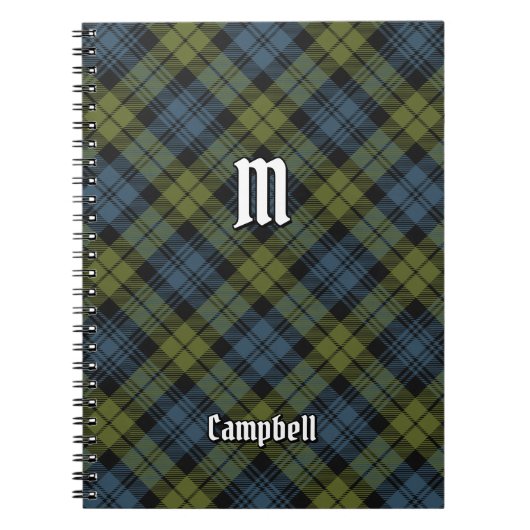 Campbell Tartan Notebook Notizblock (Vorderseite)