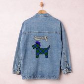 Campbell Tartan Scottie Dog Personalized Jeansjacke (Hangar)