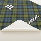 Campbell Tartan Sherpadecke (3/4)
