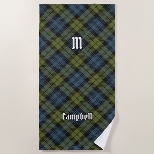 Campbell Tartan Strandtuch (Vorderseite)