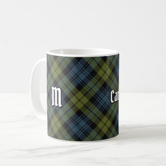 Campbell Tartan Tasse (Vorderseite Links)